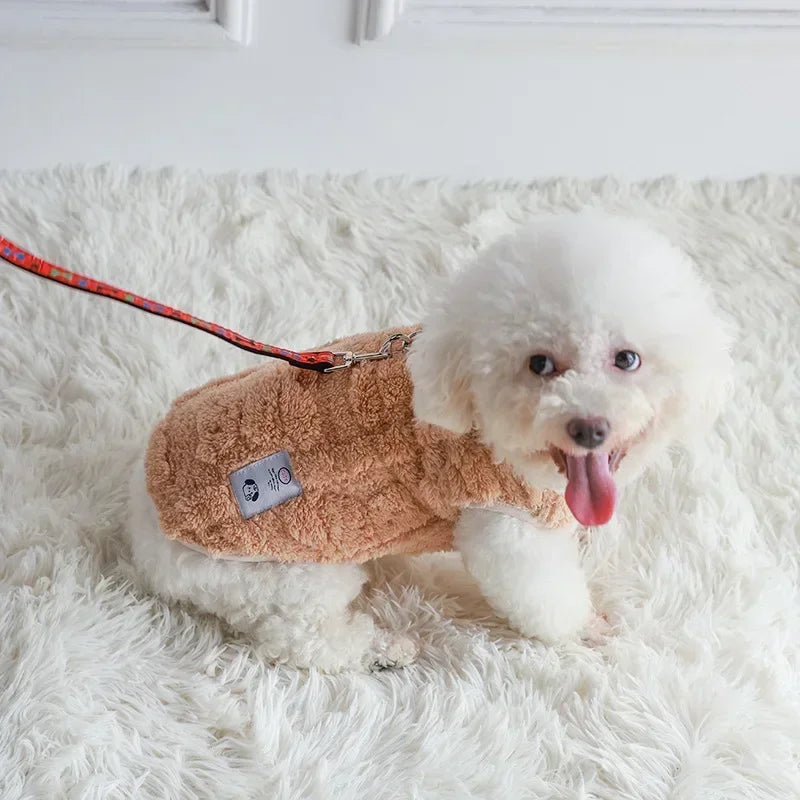 Warm Fleece Pullover Sweater for Small Dogs and Puppies