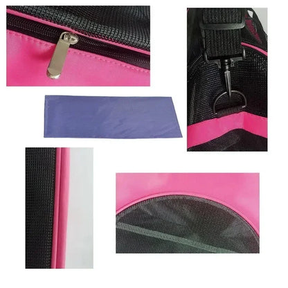 Breathable Mesh Pet Travel Backpack for Cats and Dogs