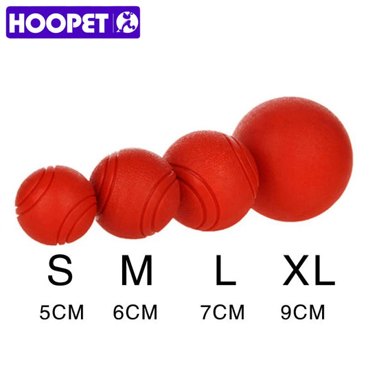 Bite-Resistant Rubber Dog Ball Toy for Puppies and Dogs