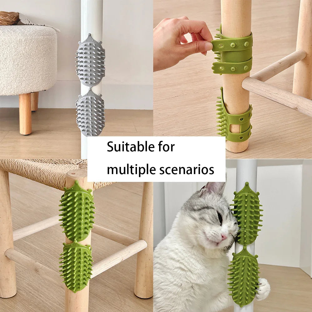 Cat Grooming Massage Comb & Hair Removal Brush Set