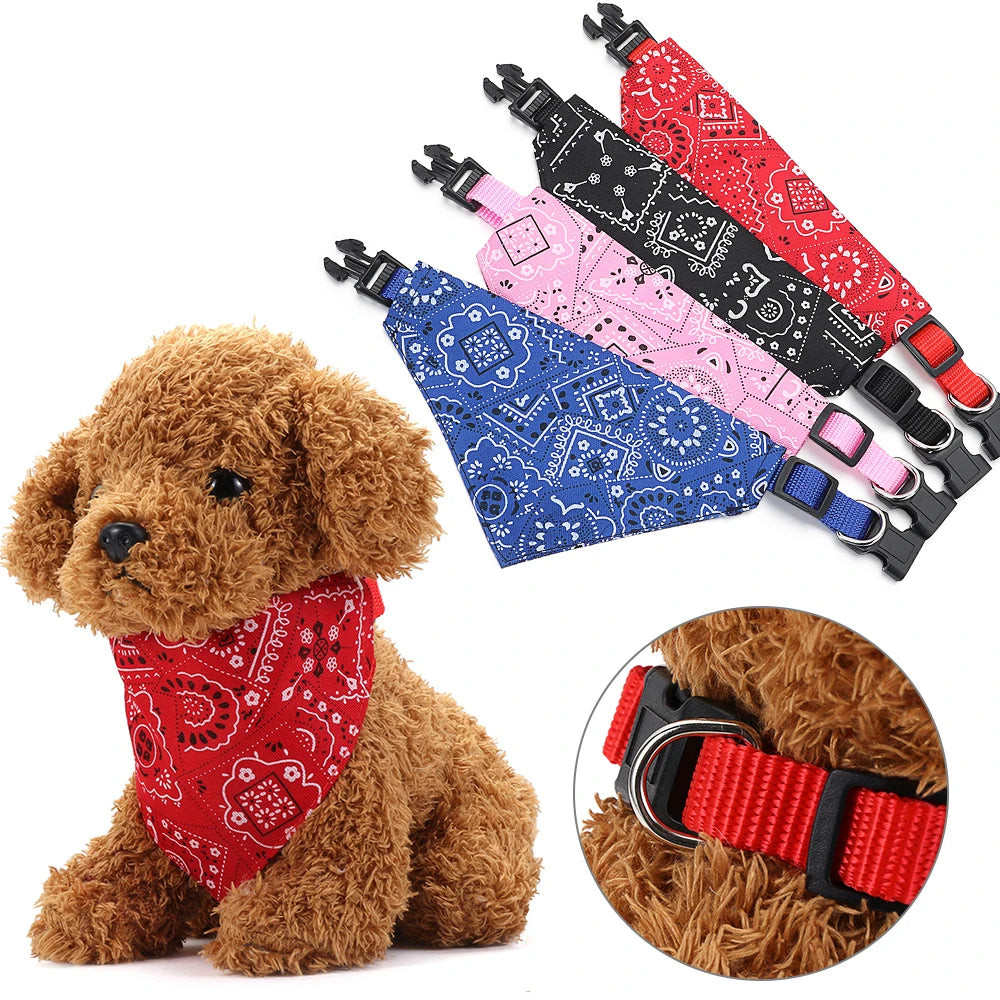 Washable Triangular Bandana for Dogs and Cats