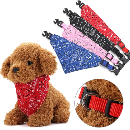 Washable Triangular Bandana for Dogs and Cats