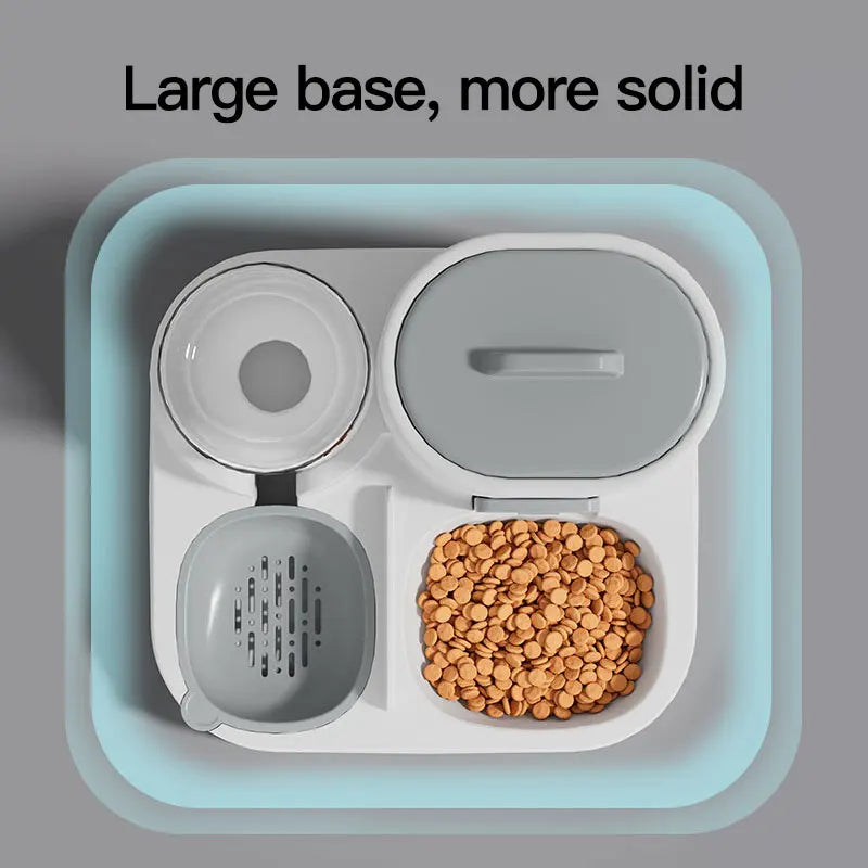 Automatic Gravity Cat Water Dispenser & Feeder - Large Capacity