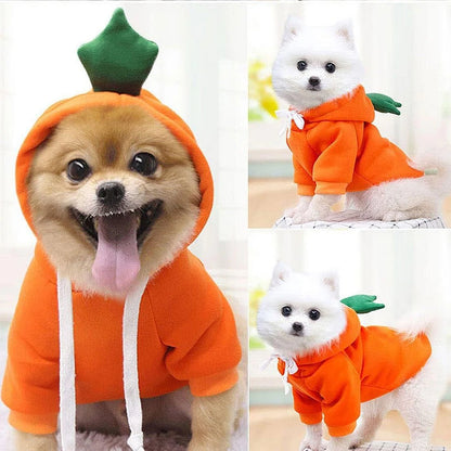 Funny Dog Hoodie Costume with Hat for Pets