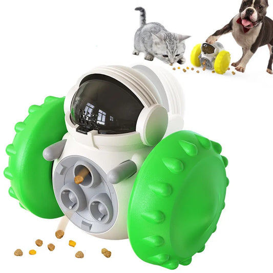 Interactive Puzzle Treat Dispenser for Small Dogs and Cats