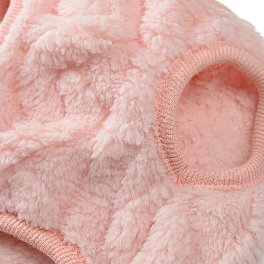 Warm Fleece Pet Sweater for Small Dogs and Cats