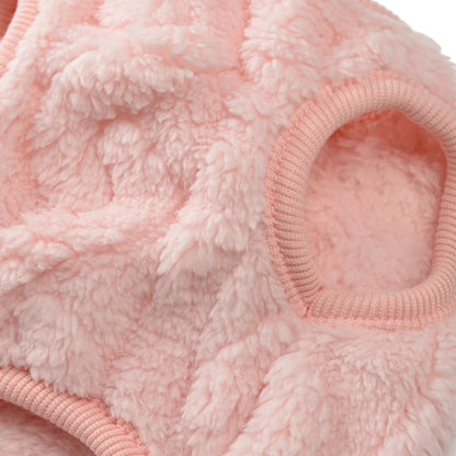 Warm Fleece Pet Sweater for Small Dogs and Cats
