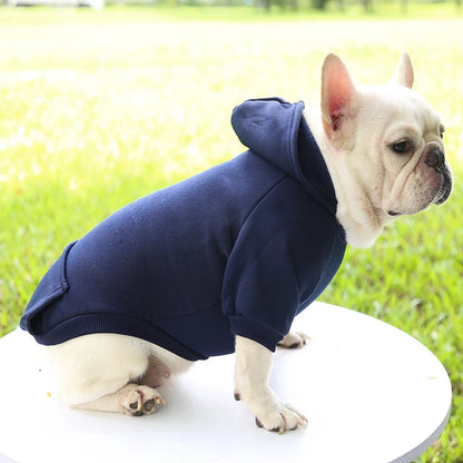 Warm Hooded Sweater for Small Dogs - Autumn & Winter Wear
