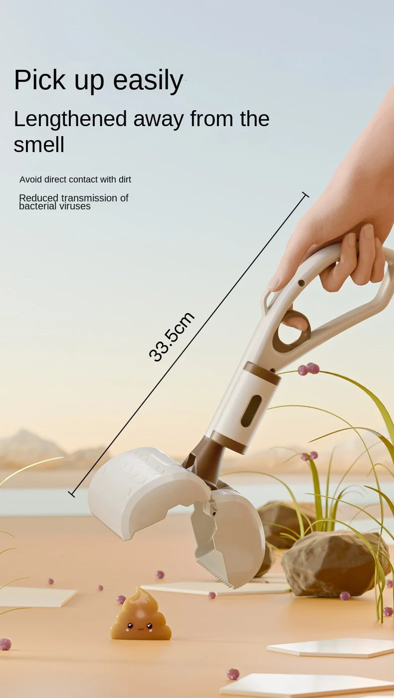 Portable Dog Poop Picker and Shovel for Easy Cleanup