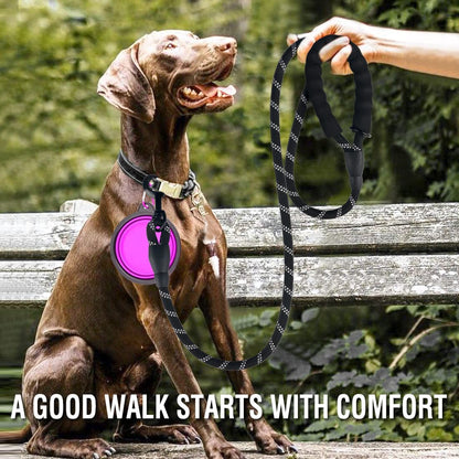 Reflective Dog Leash for All Sizes - Durable & Safe