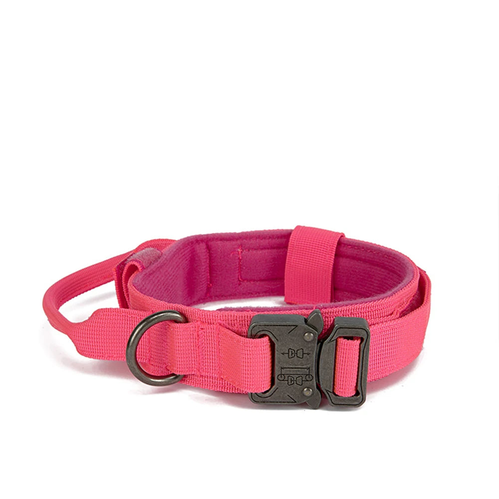 Durable Nylon Dog Collar and Reflective Leash Set