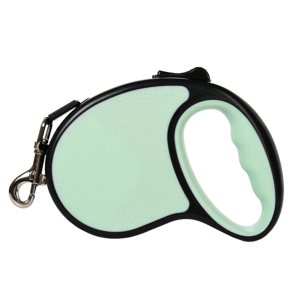 Automatic Retractable Dog Leash with Nylon Rope and Harness