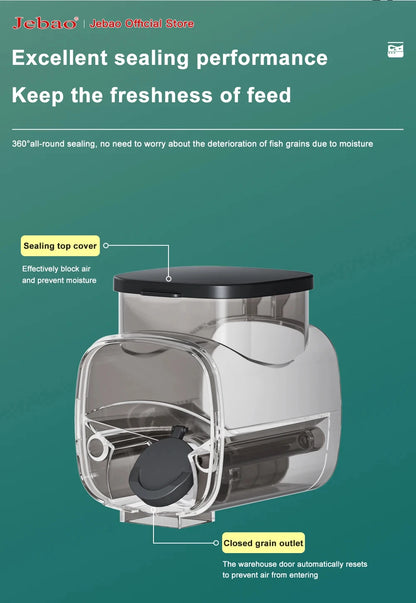 Automatic Fish Feeder with WiFi and Digital Timer Control