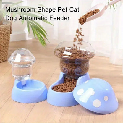 Automatic Cat and Dog Water Dispenser Mushroom Bowl
