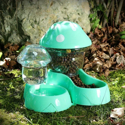 Automatic Cat and Dog Water Dispenser Mushroom Bowl