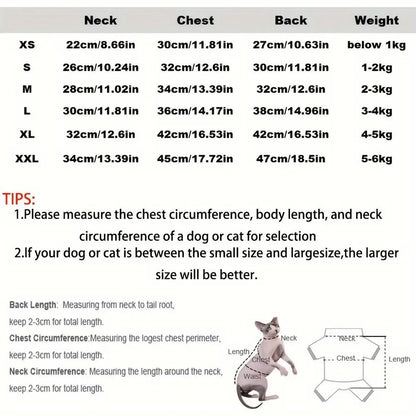 Leopard Print Winter Coat for Sphynx Cats and Kittens