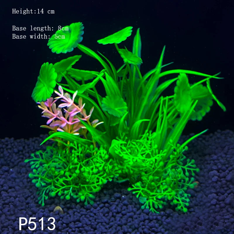 Artificial Aquarium Plants - Green Water Grass Decoration