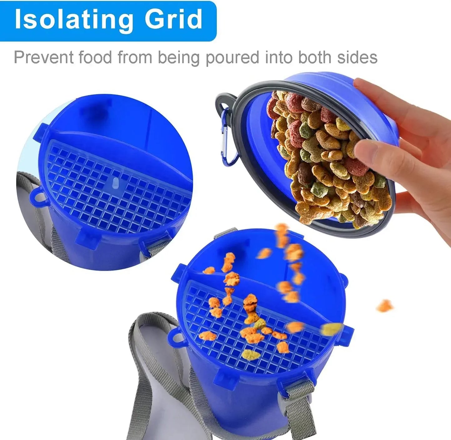 Collapsible Dog Water Bottle with Portable Bowls
