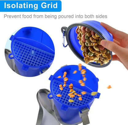 Collapsible Dog Water Bottle with Portable Bowls