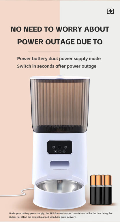 Automatic Cat Feeder with Camera and Voice Recorder
