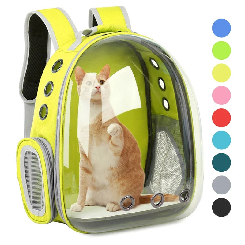 Breathable Cat and Dog Carrier Backpack for Travel