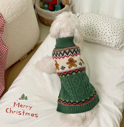 Elk Christmas Sweater for Small Dogs and Cats