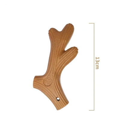Durable Pine Wood Dog Chew Toy for Teeth Cleaning