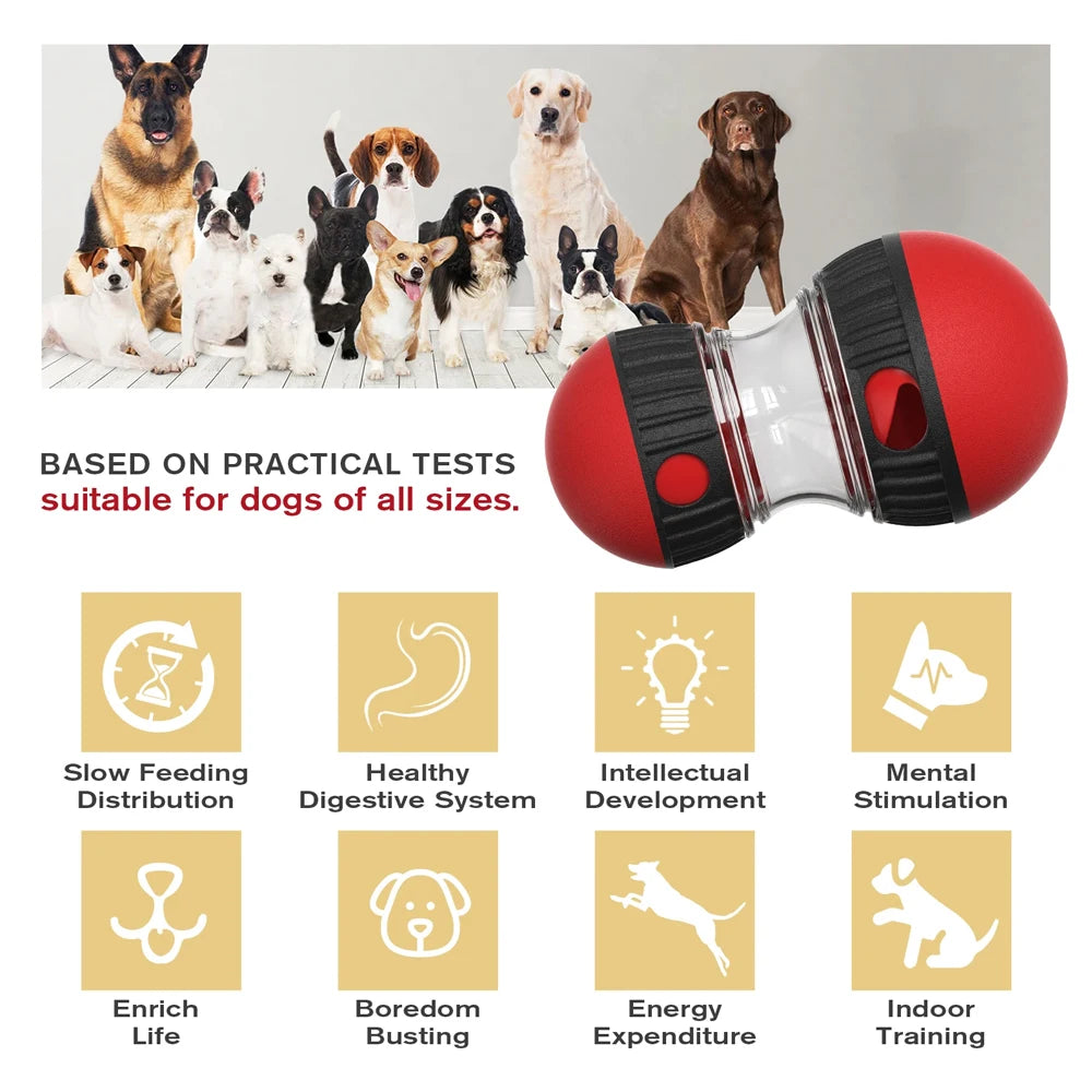Interactive Slow Feeder Dog Toy for Small to Large Pets
