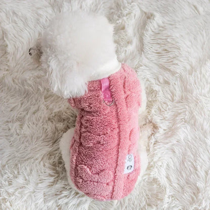 Warm Fleece Pullover Sweater for Small Dogs and Puppies