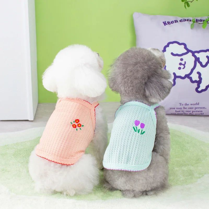Summer Thin Strap Soft Dog Clothing for Small Pets