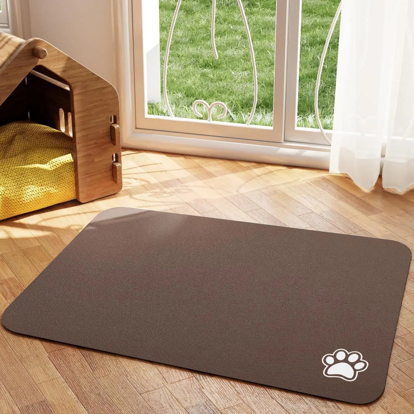 Absorbent Pet Feeding Mat for Dogs and Cats - Easy to Clean