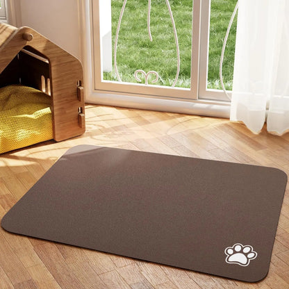 Absorbent Pet Feeding Mat for Dogs and Cats - Easy to Clean