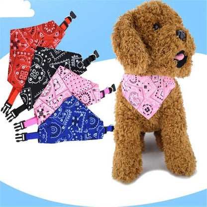 Washable Triangular Bandana for Dogs and Cats