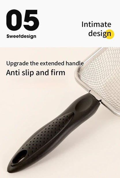 Stainless Steel Cat Litter Scoop with Fine Mesh Sifter