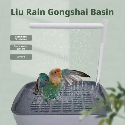 Automatic Bird Bath Tub with Circulating Water Fountain
