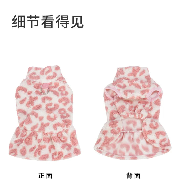 Cozy Winter Dress for Small Dogs and Puppies