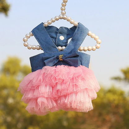 Lace Skirt Dress for Dogs and Cats - Summer Pet Apparel