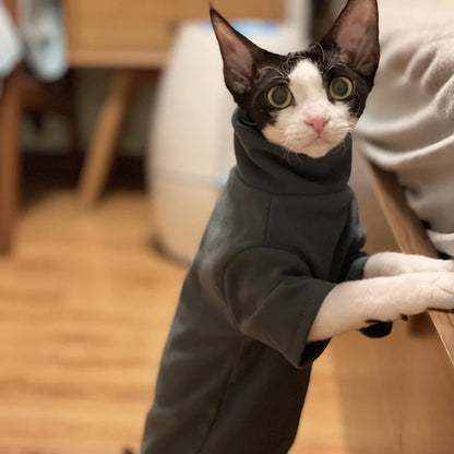 Soft Cotton Clothes for Sphynx Cats and Small Dogs