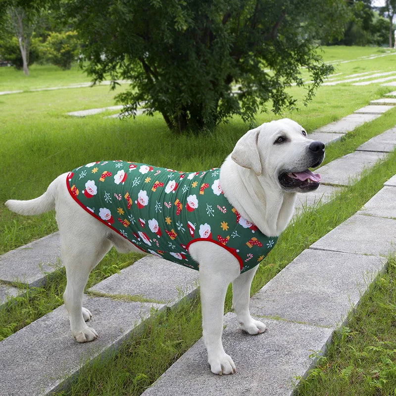 Holiday Dog Hoodie for Christmas - Lightweight Pet Sweatshirt