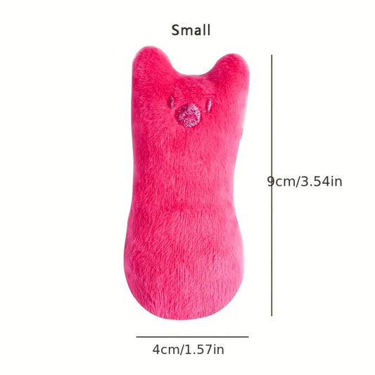 Plush Rattling Cat Toy - Multicolor Chew & Interactive Puzzle