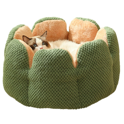 Cactus Flower Snuggly Puppy Kennel Mat for Warmth