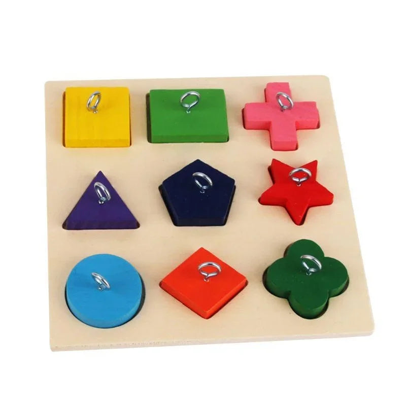 Interactive Wooden Puzzle Toy for Parrots and Birds