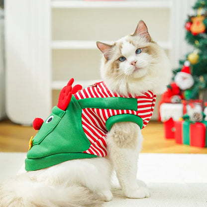 Elk Pocket Christmas Sweatshirt for Dogs and Cats