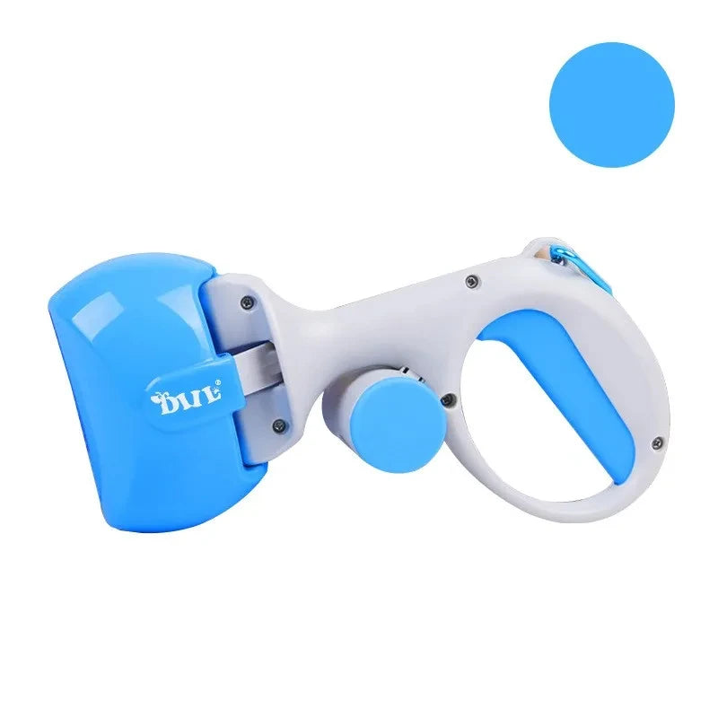 Portable Dog Poop Scooper with Bag Dispenser for Easy Cleanup