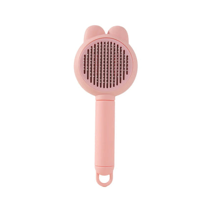 One-Click Pet Hair Removal Comb for Cats and Dogs