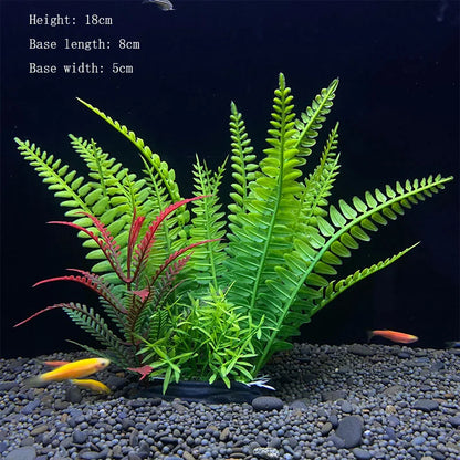 Artificial Aquarium Plants - Green Water Grass Decoration