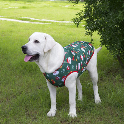 Holiday Dog Hoodie for Christmas - Lightweight Pet Sweatshirt