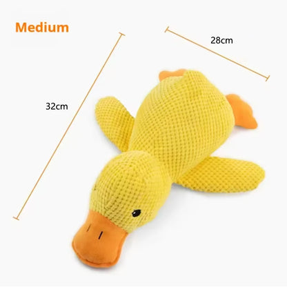 Interactive Plush Duck Toy for Puppies and Small Pets
