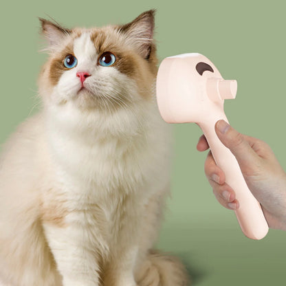 Steam Spray Grooming Brush for Dogs