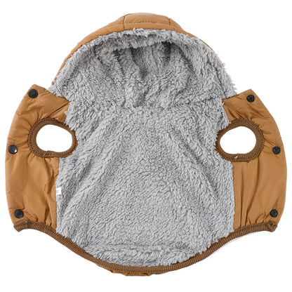 Soft Fleece Hooded Jacket for Small Cats and Kittens